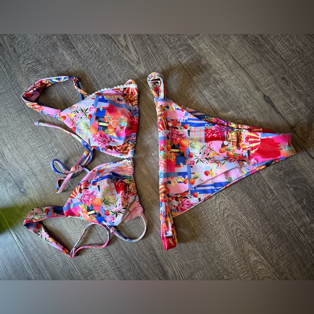 SHEIN Multicolor Floral Bikini Set